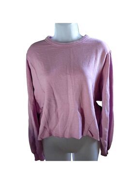 Universal Thread Sweater Cropped Lilac Purple Extra Small